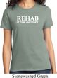 Rehab Is For Quitters Ladies Shirt