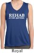 Rehab Is For Quitters Ladies Sleeveless Moisture Wicking Shirt