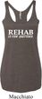 Rehab Is For Quitters Ladies Tri Blend Racerback Tank Top