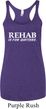Rehab Is For Quitters Ladies Tri Blend Racerback Tank Top