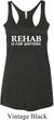 Rehab Is For Quitters Ladies Tri Blend Racerback Tank Top