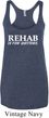 Rehab Is For Quitters Ladies Tri Blend Racerback Tank Top