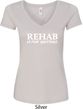 Rehab Is For Quitters Ladies V-Neck Shirt