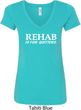 Rehab Is For Quitters Ladies V-Neck Shirt