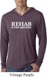 Rehab Is For Quitters Lightweight Hoodie Shirt
