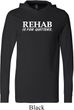 Rehab Is For Quitters Lightweight Hoodie Tee
