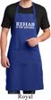 Rehab Is For Quitters Mens Full Length Apron with Pockets