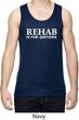 Rehab Is For Quitters Mens Moisture Wicking Tanktop