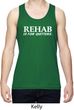 Rehab Is For Quitters Mens Moisture Wicking Tanktop