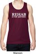 Rehab Is For Quitters Mens Moisture Wicking Tanktop