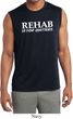 Rehab Is For Quitters Mens Sleeveless Moisture Wicking Shirt