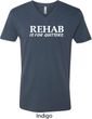 Rehab Is For Quitters Mens V-Neck Shirt