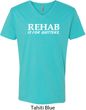 Rehab Is For Quitters Mens V-Neck Shirt
