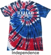 Rehab Is For Quitters Patriotic Tie Dye Shirt