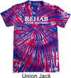 Rehab Is For Quitters Patriotic Tie Dye Shirt