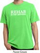 Rehab Is For Quitters Pigment Dyed Shirt