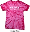 Rehab Is For Quitters Spider Tie Dye Shirt