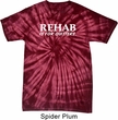 Rehab Is For Quitters Spider Tie Dye Shirt