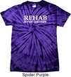 Rehab Is For Quitters Spider Tie Dye Shirt