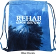 Rehab Is For Quitters Tie Dye Bag