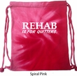 Rehab Is For Quitters Tie Dye Bag