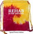 Rehab Is For Quitters Tie Dye Bag