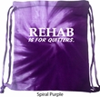 Rehab Is For Quitters Tie Dye Bag