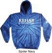Rehab Is For Quitters Tie Dye Hoodie