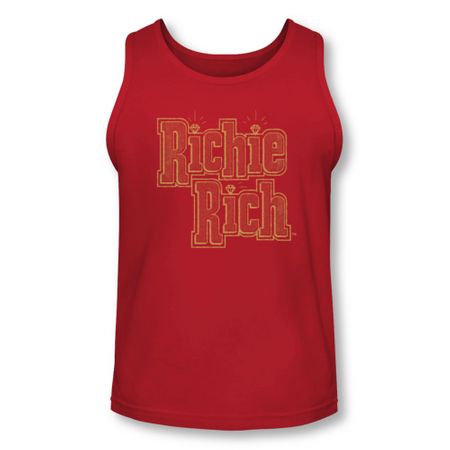 Richie Rich Shirt Tank Top Name Red Tanktop