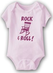 Rocking Chair Funny Baby Romper Pink Infant Babies Creeper Rocking Chair Funny Baby Romper Pink Infant Babies Creeper
