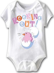 Rocking Out Funny Baby Romper Yellow Infant Babies Creeper Rocking Out Funny Baby Romper Yellow Infant Babies Creeper