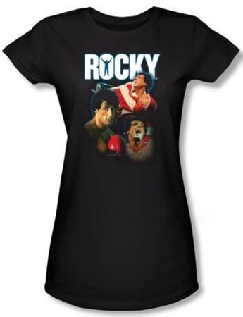Rocky Juniors T-shirt I Did It Classic Black Tee Shirt