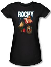 Rocky Juniors T-shirt I Did It Classic Black Tee Shirt