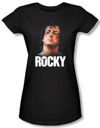 Rocky Juniors T-shirt The Champ Classic Black Tee Shirt
