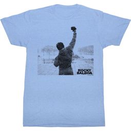 Rocky Shirt Balboa Victory Light Blue Tee T-shirt