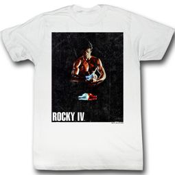 Rocky Shirt Binded White Portrait Tee T-shirt
