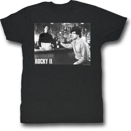 Rocky Shirt Come Composure Adult Black Tee T-Shirt