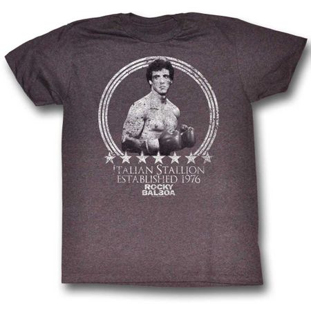 Rocky Shirt EST 1976 Light Brown Heather T-Shirt