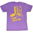 Rocky Shirt I Must Break You Adult Purple Heather Tee T-Shirt