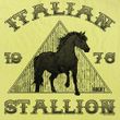 Rocky Shirt Italian Stallion 1978 Adult Yellow Tee T-Shirt