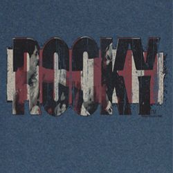 Rocky Shirt Kay Oh Adult Blue Heather Tee T-Shirt