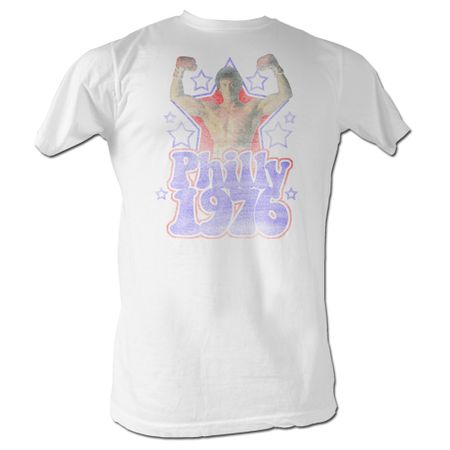 Rocky Shirt Philly 1976 White T-Shirt