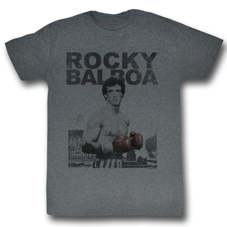 Rocky Shirt Pro Be Poppin Adult Grey Heather Tee T-Shirt