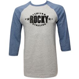 Rocky Shirt Raglan Italian Stallion Grey/Royal Shirt