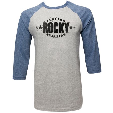 Rocky Shirt Raglan Italian Stallion Grey/Royal Shirt