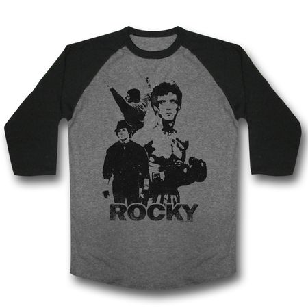 Rocky Shirt Raglan Silhoutte Grey/Black Shirt