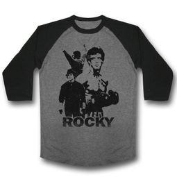 Rocky Shirt Raglan Silhoutte Grey/Black Shirt