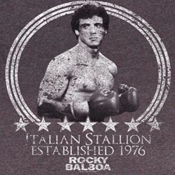 Rocky Shirt Ready Adult Brown Heather Tee T-Shirt