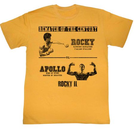 Rocky Shirt Rematch Gold T-Shirt