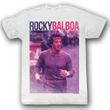 Rocky Shirt Rocky Balboa Adult White Tee T-Shirt